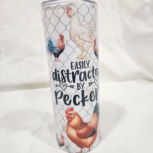 Chicken "peckers" tumbler